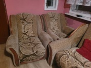 Zestaw wypoczynkowy (rozkładana kanapa + 2 fotele)