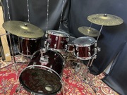 PERKUSJA MAPEX TORNADO WIŚNIA JAK NOWA EVANS ONYX 