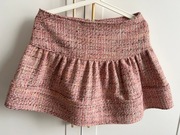 SPÓDNICA DAMSKA Rozkloszowana różowa ażurowa LALU r. 38 M