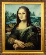 obraz olejny Mona Lisa reprodukcja malowana ręcznie 70x55
