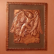 Płaskorzeźba "La Resistance" H. Thomas 