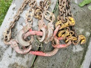 zblocze łancuch stalowy karabinek koparka