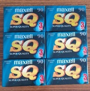 Kasety magnetofonowe maxell 90 6 sztuk 