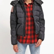 Oryginalna Kurtka Puchowa Ralph Lauren Denim & Supply - rozmiar M 
