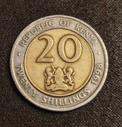 20 shillings 1998 Kenia