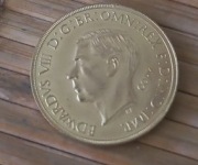 1/2 suwerena 1937 W.Brytania kopia