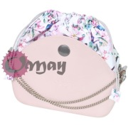 Jasnoszary organizer worek do Obag MOON LIGHT kwiaty ogród komin OMAY