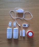 Alarm Bezprzewodowy Wifi Tuya VS-H1 Czujnik PIR x2 otwarcia pilot