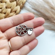 Zawieszka Fuerza srebrna plątanina 