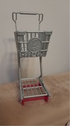 Mattel Barbie Doll Shopping Cart Grocery Store Buggy Gray
