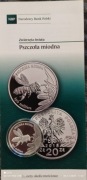 20 zł 2015 r. PSZCZOŁA MIODNA - Zwierzęta Świata. Folder *WYPRZEDAŻ 