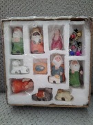 Figurki ceramiczne do szopki bożonarodzeniowej