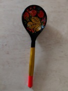 Nowa łyżka drewniana chochłoma 