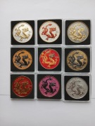 GERMANIA MINT CHINESE DRAGON 2025 ZESTAW 9 oz Ag.