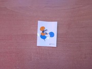 Naklejka karta D Nestle Looney Tunes Panini Modena Warner Bros