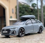 Model Audi RS6 C8 1:32 otwierane drzwi skrętne koła dźwięk 