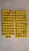 Główki LEGO ,używane żółte mini figurka 