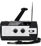 Radio solarne latarka AM/FM panel słoneczny czujnik ruchu  power bank sos