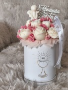 Prezent na Pierwszą Komunię Świętą - Flower Box