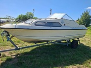 Łódka łódź kabinowa shetland 570 silnik zaburtowy johnson 110 km inne