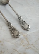 Srebrne łyżeczki do kawy rococo