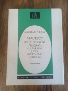 Maurycy Mochnacki program kulturalny i myśl
