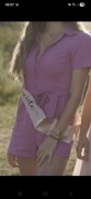 Kombinezon krótki Barbie Asos Design, na krótki rękaw, na lato