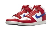 Nike Dunk High Retro Biel/University Red/Sail/Game Royal Rozmiar 46