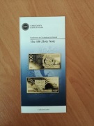 FOLDER POLSKIE BANKNOTY OBIEGOWE 100 ZŁ J.ANGIELSKI