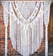 Duża makrama  (ścianka dekoracyjna - wynajem)