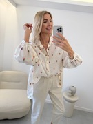 Koszula w haftowane kwiatuszki nowa z metką