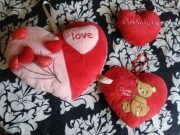Pluszowe Serduszka na Walentynki 