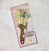 Kartka urodzinowa, imieninowa,ręcznie robiona z kopertą personalizowana