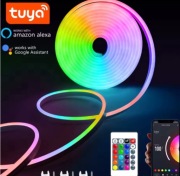 2m RGB Neon LED Strip IP65 – Wodoodporny Elastyczny pasek świetlny RGB