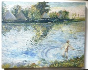 Obraz do oprawienia jak W.Podkowiński „Mokra Wieś”: 60,3 cm x 48,3 cm