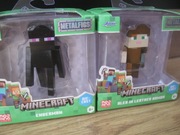 Figurki metalowe  ENDERMAN i ALEX w skórzanej zbroi MINECRAFT - JADA