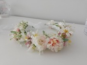 wianek wianuszek komunia kwiaty jak żywe boho