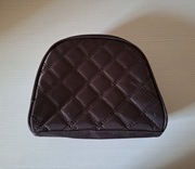 Kosmetyczka do torebki organizer Perricone MD pikowana brązowa