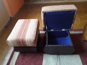 Pufy 2 sztuki do salonu