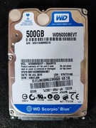 Dysk 500GB Sata z demontażu 