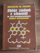Pazdro Zbiór zadań z chemii do szkół ponadgimnazjalnych zakres rozszerzony