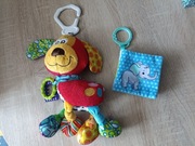 Zawieszka piesek Playgro plus zawieszka książeczka 