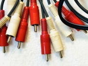 Technics kable RCA 5szt przewody czincz chinch oryginalne Japan