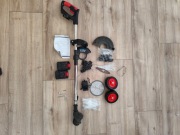 PODKASZARKA AKUMULATOROWA KOSA WYKASZARKA NA KOŁACH 2X 21V 2Ah MEGA ZESTAW