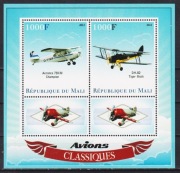 Blok lotnictwa Samoloty 2013 z Mali