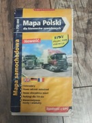 Mapa Polski dla kierowców zawodowych
