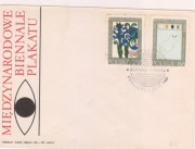 Miedzynarodowe biennale plakatu FDC  20-05-1968 