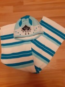 Czapeczka z szalikiem dziewczęca 