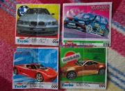 Sprzedam 4 obrazków z gumy turbo z rzadkiej serii 2003