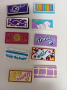 Lego Friends tile 2x4, naklejki 